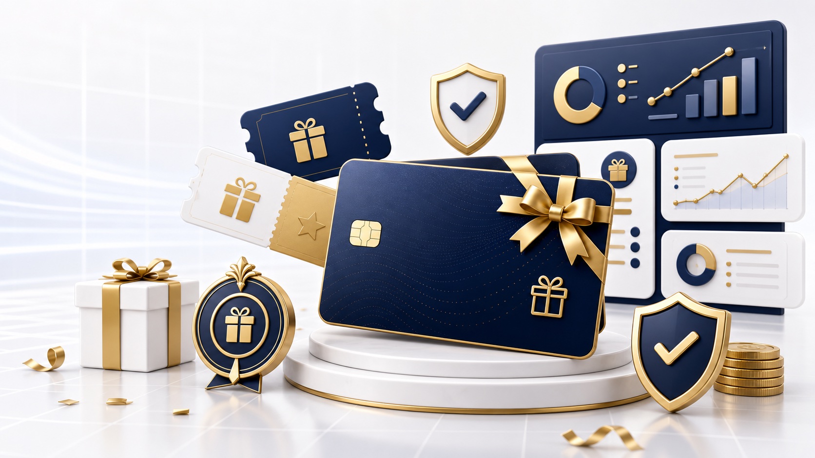 Gift Card Ledger visual for One Rewards rewards platform