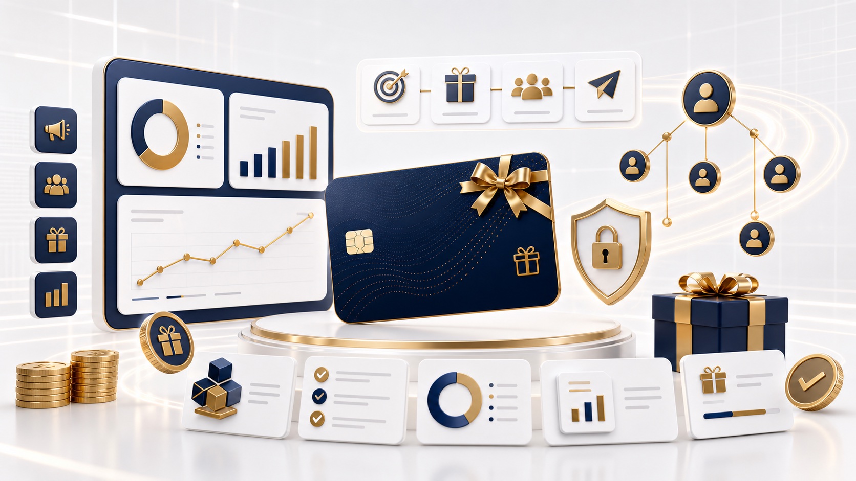 Rewards platform feature dashboard visual